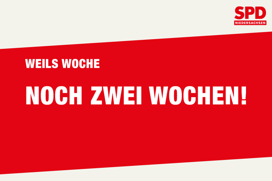 Noch zwei Wochen!
